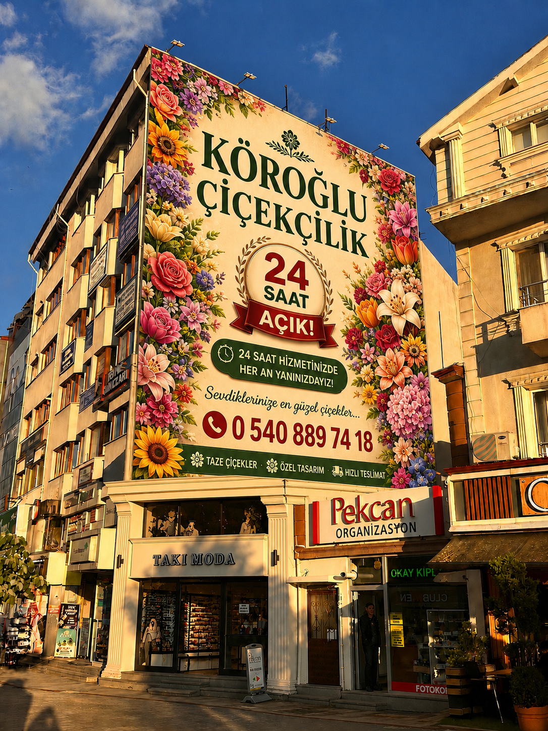 Bolu Çiçekçi Köroğlu Çiçekçilik 7 / 24 AÇIK